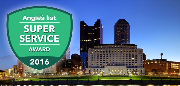 Columbus Angie's List Super Service Award 2016 HVAC